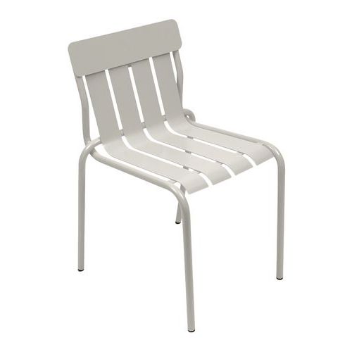 Chaise Stripe Gris Argile