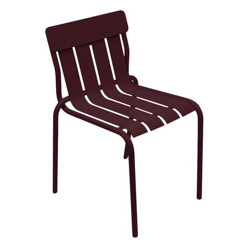 Chaise Stripe Cerise Noire