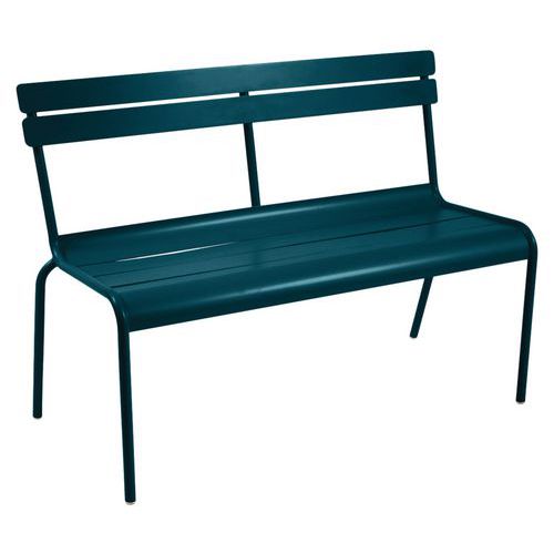 Banc À Dossier 2/3 Places Luxembourg Bleu Acapulco