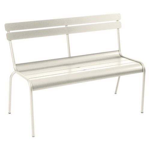 Banc à Dossier 2/3 Places Luxembourg Gris Argile