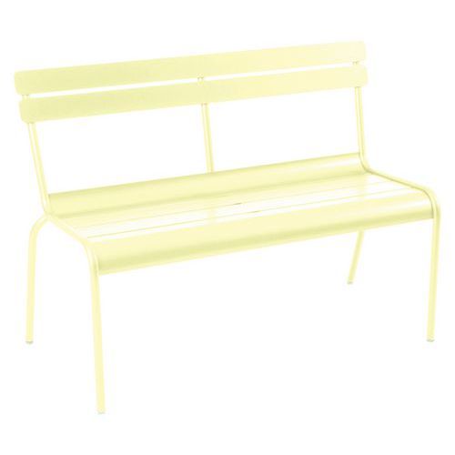 Banc à Dossier 2/3 Places Luxembourg Citron Givré