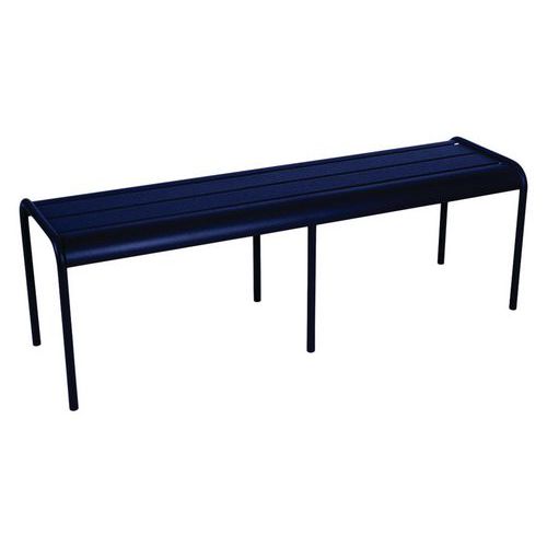 Banc 3/4 Places Luxembourg Bleu Abysse