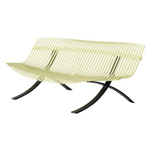 Banc Charivari Structure Réglisse - Citron Givré