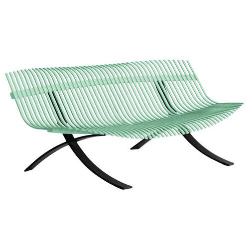 Banc Charivari Structure Réglisse - Vert Opaline