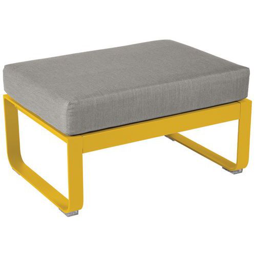 Pouf Bellevie Miel - Taupe Grisé