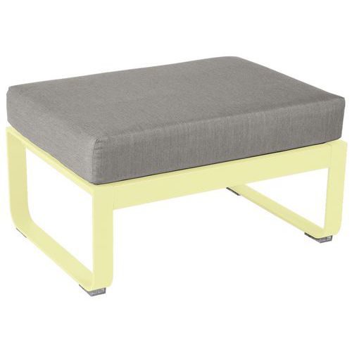Pouf Bellevie Citron Givré - Taupe Grisé