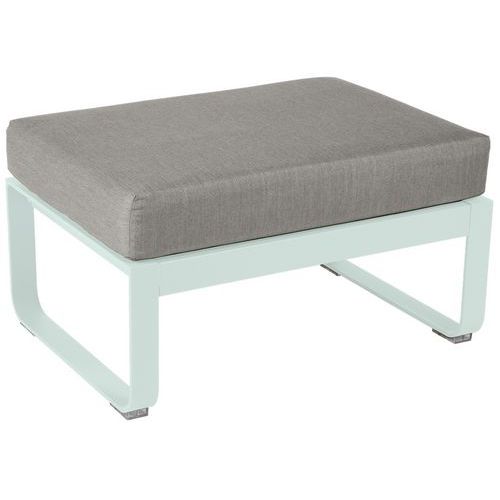 Pouf Bellevie Menthe Glaciale - Taupe Grisé
