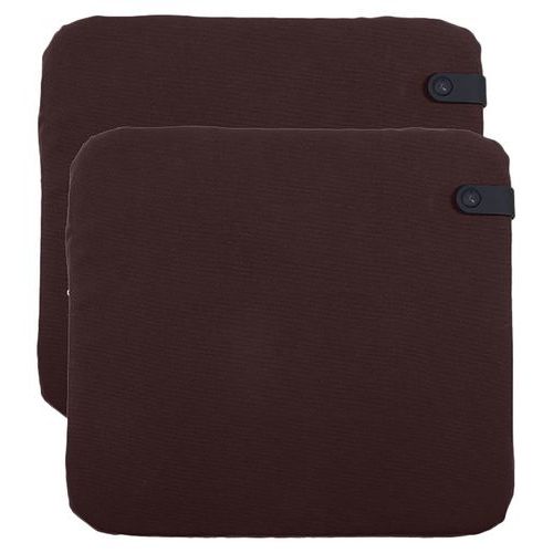 Duo De Galettes Color Mix 41 X 45 Cm - Lie De Vin