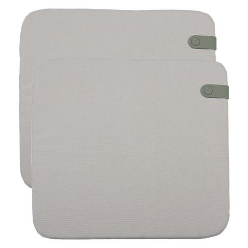 Duo De Galettes Color Mix 41 X 45 Cm - Ficelle