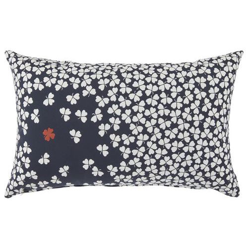 Coussin Trèfle 68 X 44 Cm - Bleu Abysse