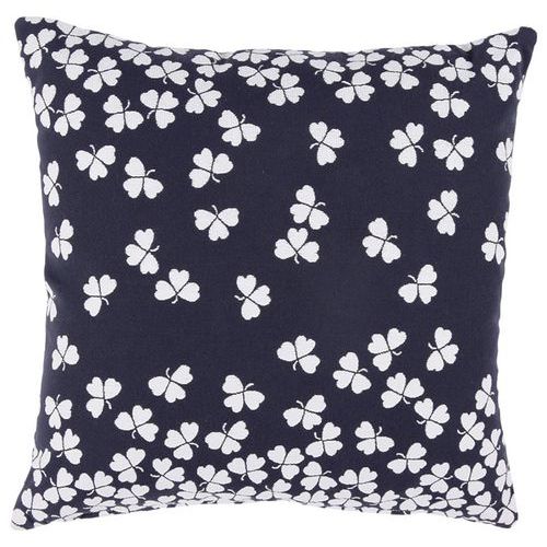 Coussin Trèfle 44 X 44 Cm - Bleu Abysse
