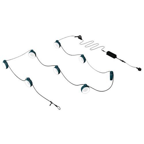 Guirlande Hoop L1200 Cm Type E & F - Bleu Acapulco