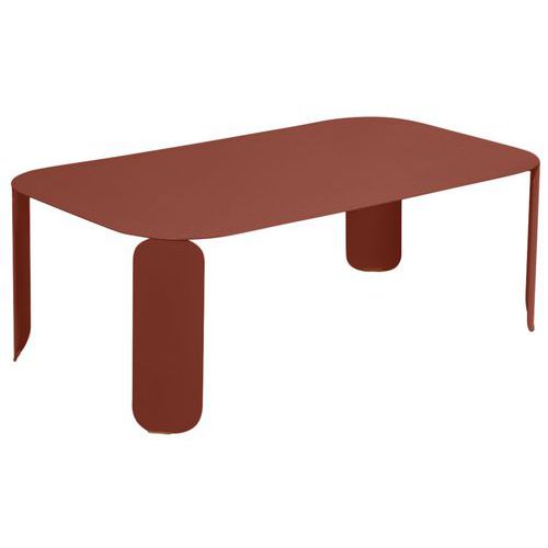 Table Basse Bebop 120 X 70 Cm - H.42 Cm Ocre Rouge
