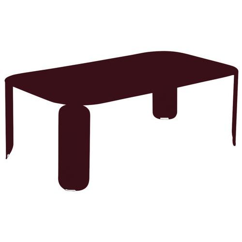 Table Basse Bebop 120 X 70 Cm - H.42 Cm Cerise Noire