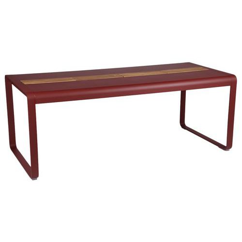 Table Bellevie 196 X 90 Cm Avec Rangement - Piment