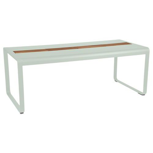 Table Bellevie 196 X 90 Cm Avec Rangement - Menthe Glaciale