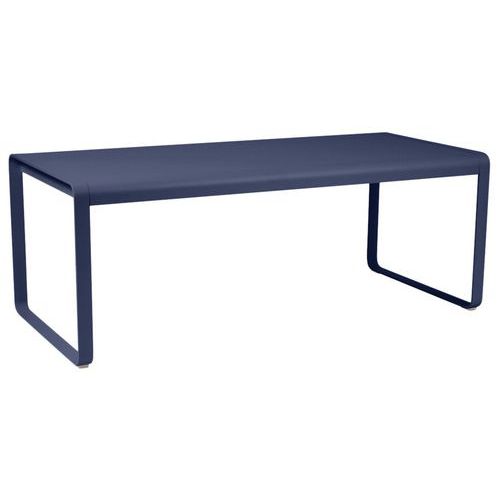 Table Bellevie Premium 196 X 90 Cm - Bleu Abysse