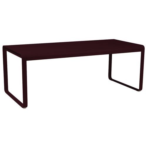 Table Bellevie Premium 196 X 90 Cm - Cerise Noire