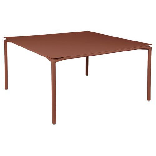 Table Haute Calvi 140 X 140 Cm - Ocre Rouge