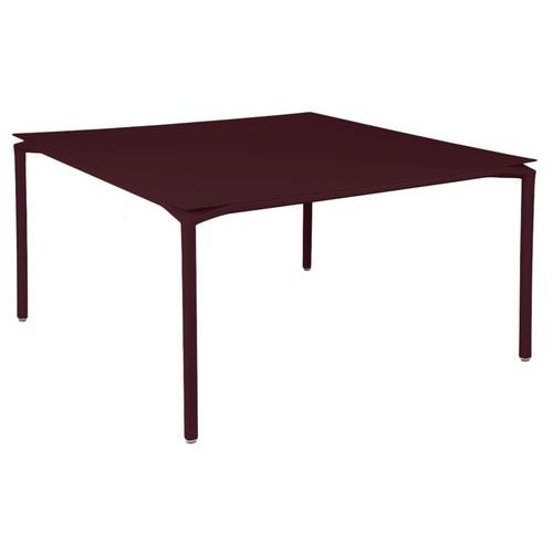 Table Haute Calvi 140 X 140 Cm - Cerise Noire