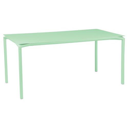 Table Haute Calvi 160 X 80 Cm - Hauteur 74 Cm - Vert Opaline