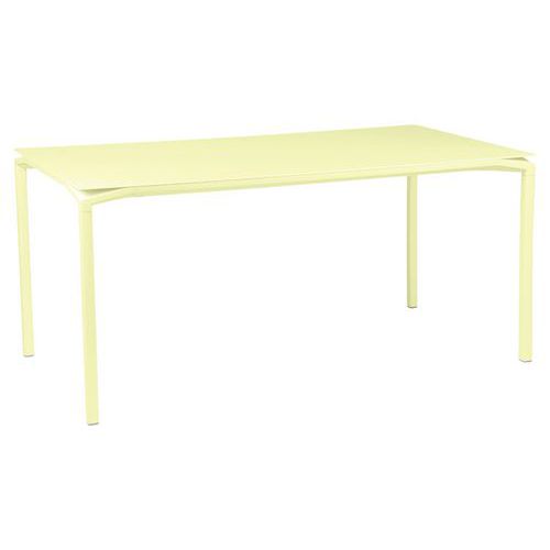 Table Haute Calvi 160 X 80 Cm - Hauteur 74 Cm - Citron Givré