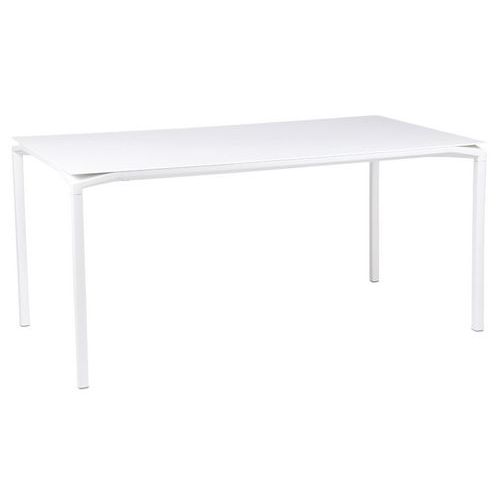 Table Haute Calvi 160 X 80 Cm - Hauteur 74 Cm - Blanc Coton