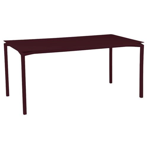 Table Haute Calvi 160 X 80 Cm - Hauteur 74 Cm - Cerise Noire