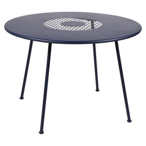 Table Lorette Ã˜ 110 Cm - Bleu Abysse