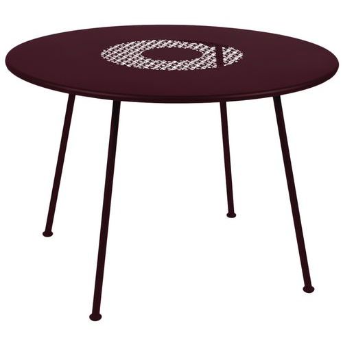 Table Lorette Ã˜ 110 Cm - Cerise Noire