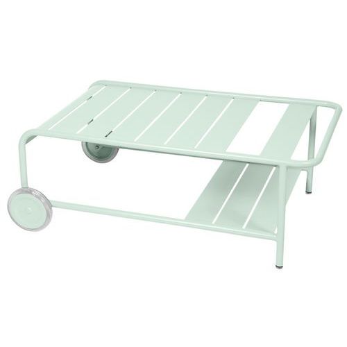 Table Basse à Roues Luxembourg - Menthe Glaciale