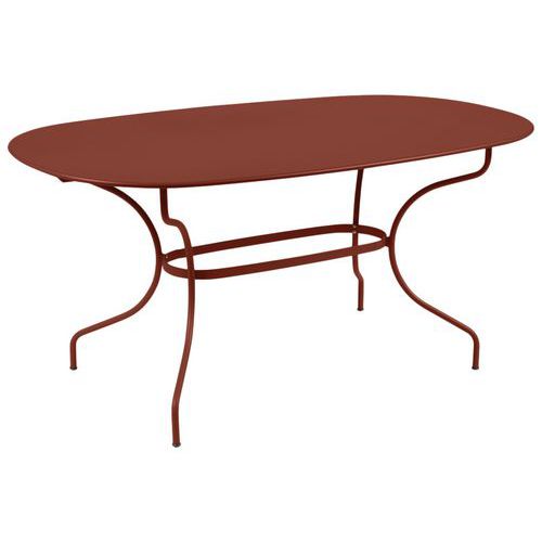 Table Opéra+ Ovale 160 X 90 Cm - Ocre Rouge