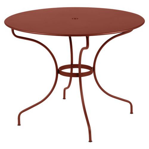 Table Opéra+ Ã˜ 96 Cm - Ocre Rouge
