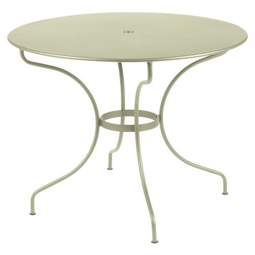 Table Opéra+ Ã˜ 96 Cm - Vert Tilleul