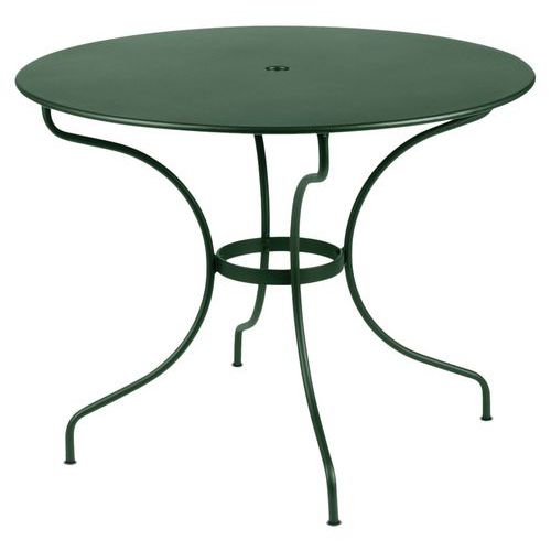 Table Opéra+ Ã˜ 96 Cm - Vert Cèdre