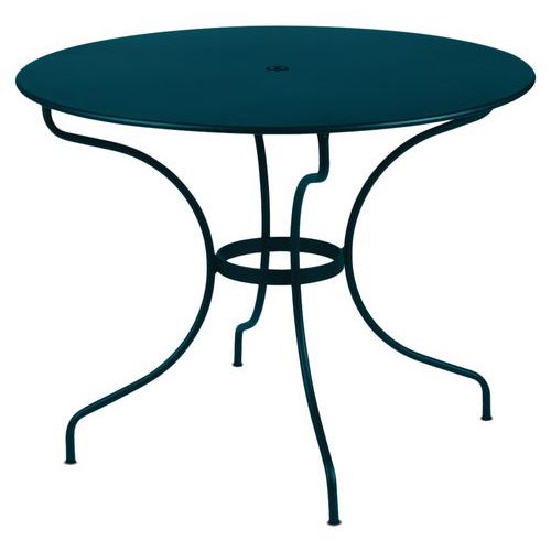 Table Opéra+ Ã˜ 96 Cm - Bleu Acapulco