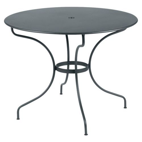 Table Opéra+ Ã˜ 96 Cm - Gris Orage