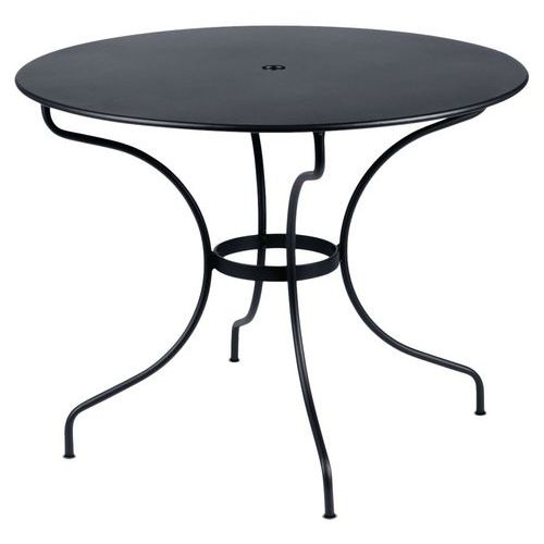 Table Opéra+ Ã˜ 96 Cm - Carbone