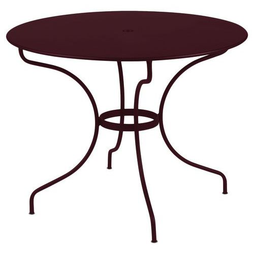 Table Opéra+ Ã˜ 96 Cm - Cerise Noire