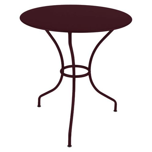 Table Opéra+ Ã˜ 67 Cm - Cerise Noire