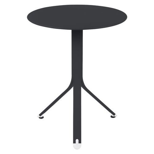 Table Rest'o Ã˜ 60 Cm - Carbone