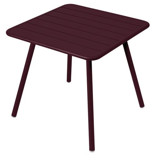 Table 4 Pieds 80x80 Luxembourg Cerise Noire
