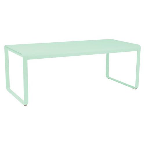 Table Bellevie 90 X 196 Cm Vert Opaline