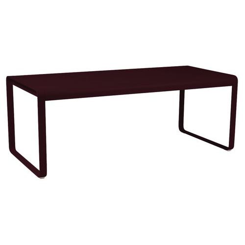 Table Bellevie 90 X 196 Cm Cerise Noire