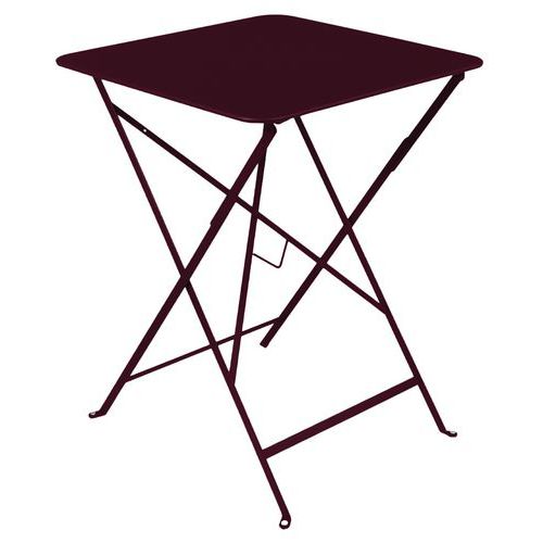 Table Bistro 57 X 57 Cm Cerise Noire