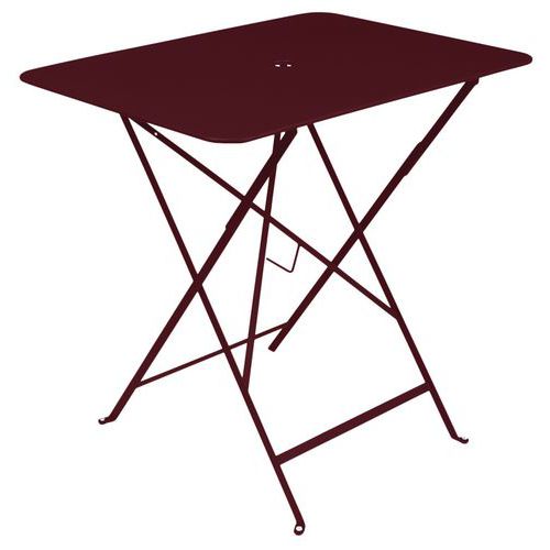 Table Bistro 77 X 57 Cm Cerise Noire
