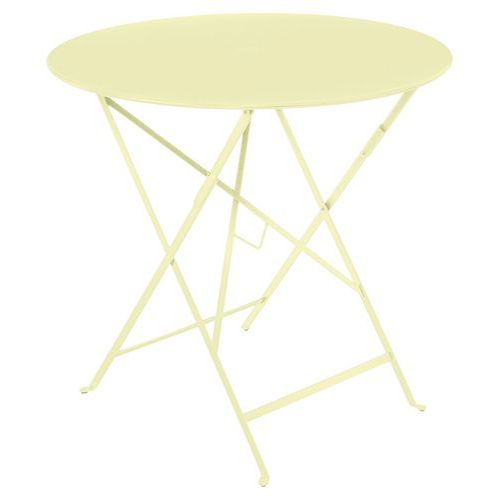 Table Ronde Bistro Ø 77 Cm Citron Givré