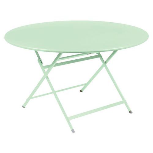 Table Ronde Caractère Pliante Ã˜ 128 Cm Vert Opaline
