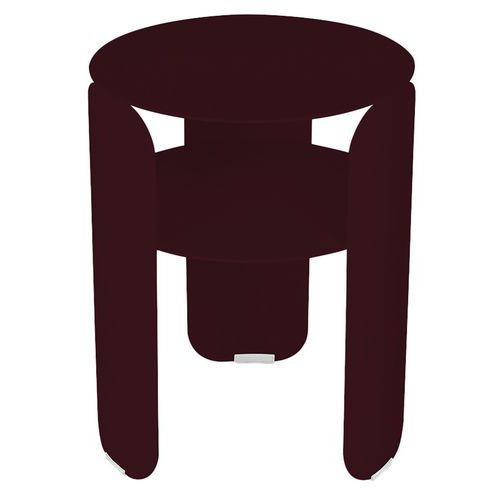 Table D'appoint Ronde Bebop Ã˜ 35 Cm Cerise Noire