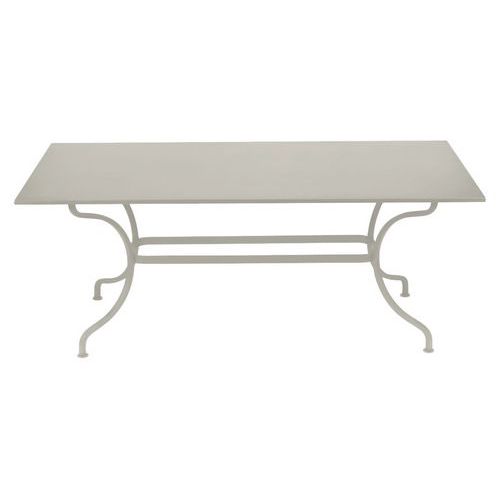 Table Romane 180 X 100 Cm Gris Argile